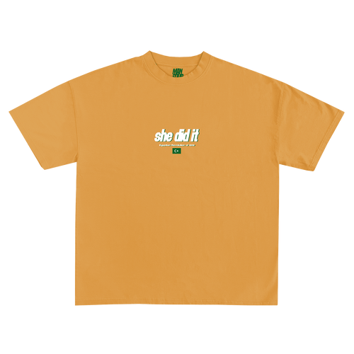 She Did It I tee shirt, view 2